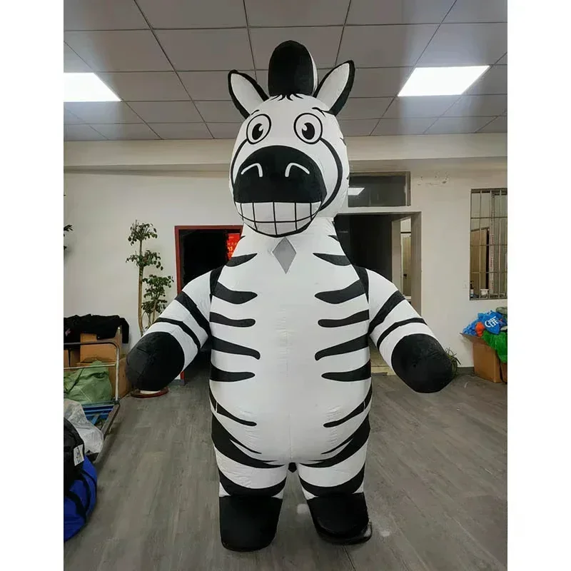 Event & Party Supply - Kostum Maskot Zebra Tiup, Kostum Seluruh