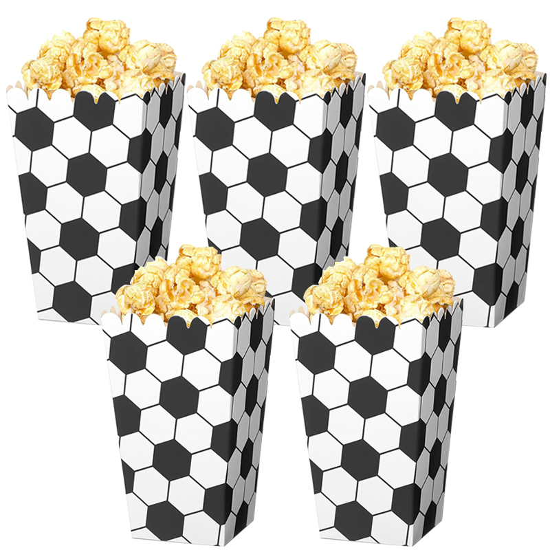 Event Party Box - 6-18 buah kotak Popcorn sepak bola