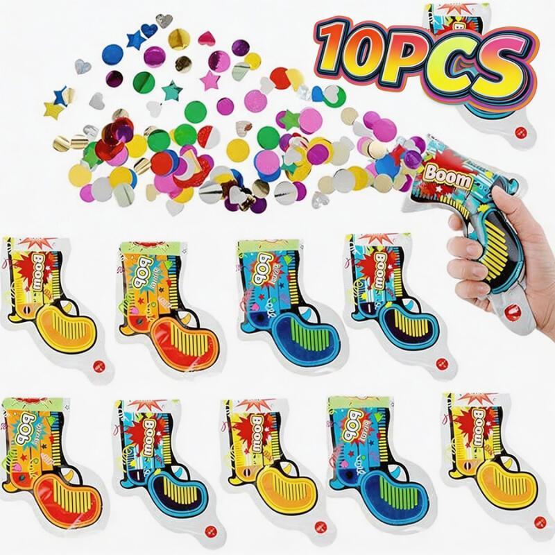 Confetti Cannon Tube - 10 Buah Konfeti Tiup Inflatable Boom