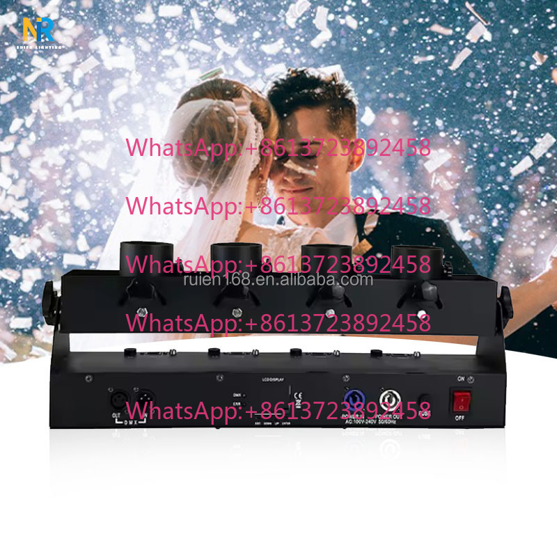 Mesin Konfeti Empat Tabung Dmx - Confetti Cannon Tube ulasan dan harga