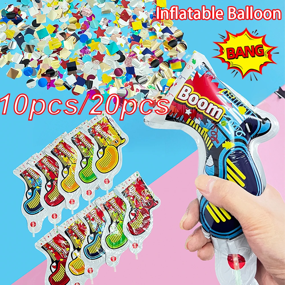 10 Buah/20 Buah Balon Pesta Ul - Confetti Cannon Tube ulasan dan harga