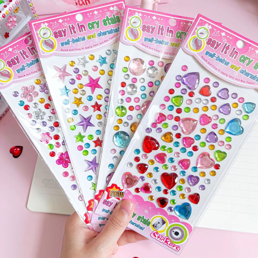 Stiker Permata Kristal Warna-w - Event Party ulasan dan harga