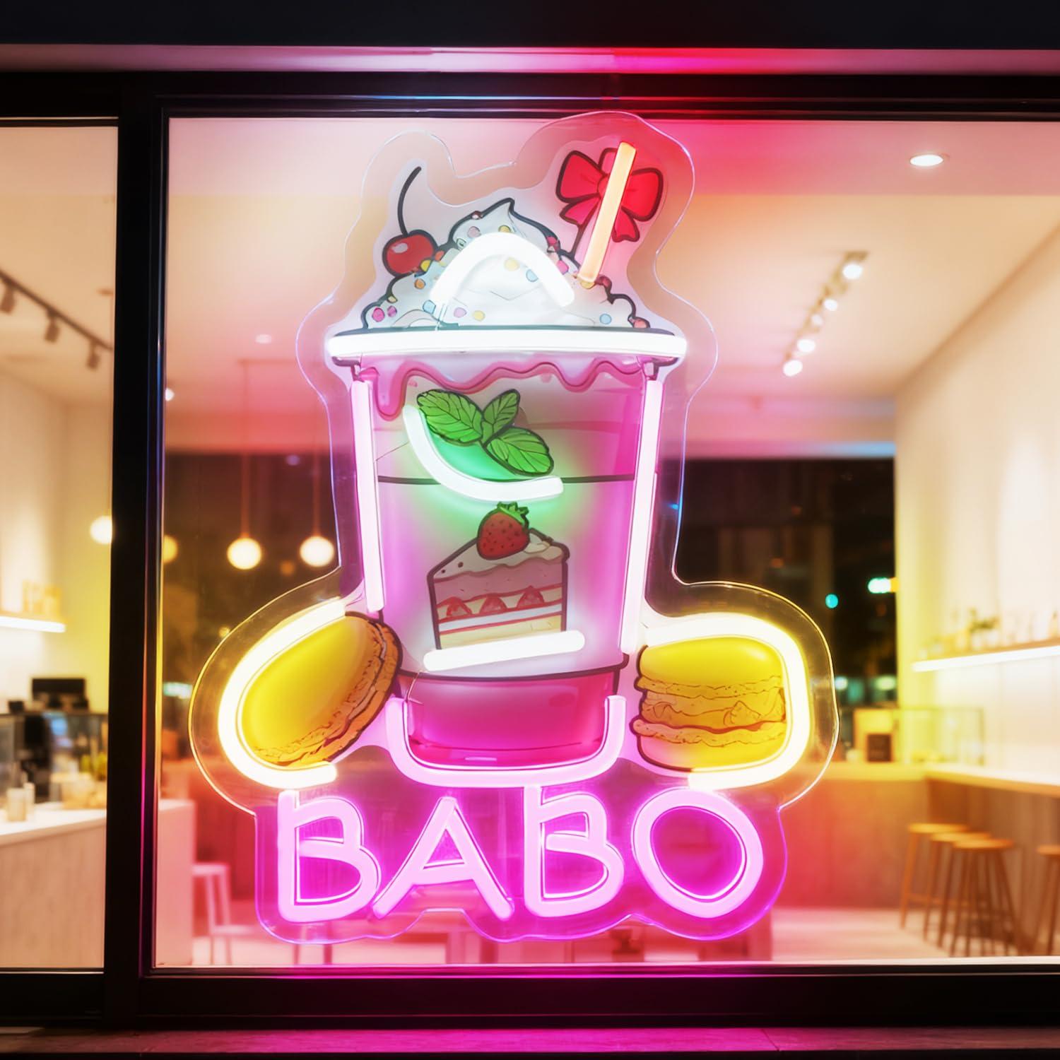 Lampu Neon Boba, Lampu Hias un - Neon Sign Party ulasan dan harga