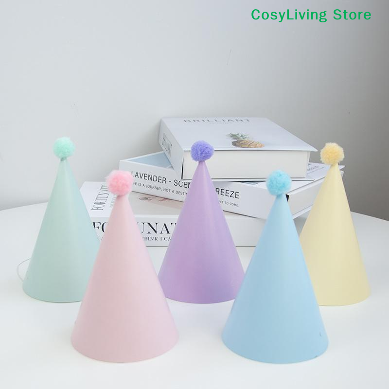 [CL]5/6/9/12Pcs Topi Pesta Ula - Party Hat Cone ulasan dan harga