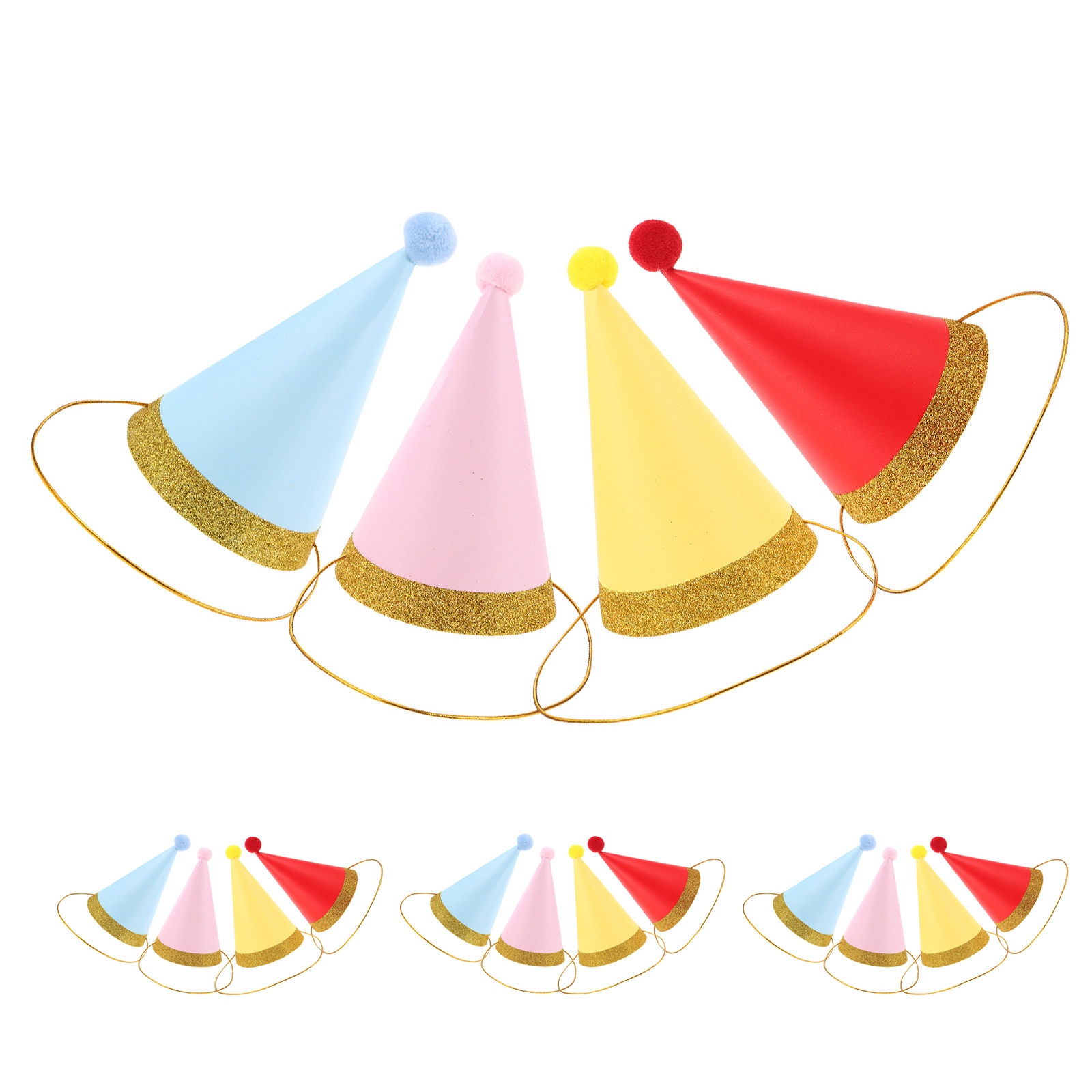 16 Buah Topi Ulang Tahun Hewan - Party Hat Cone ulasan dan harga