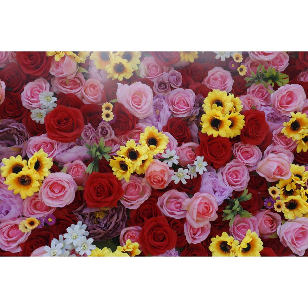 Panel dinding bunga merah FSDK - Flower Wall Panel ulasan dan harga